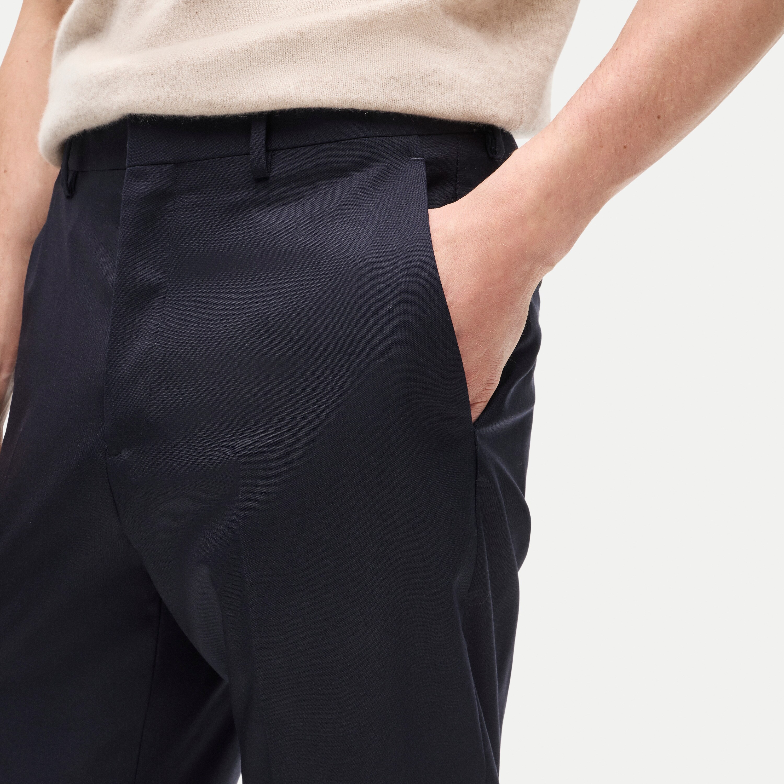 Crosby Classic-fit suit pant in Italian wool