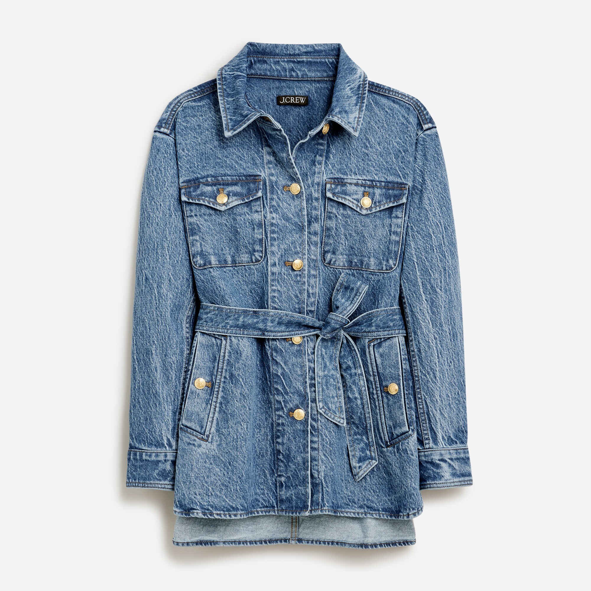 J.Crew Shirt jacket In Denim For Women