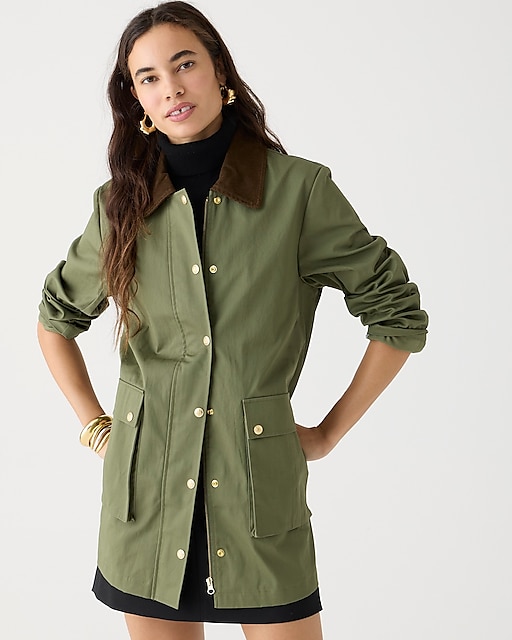 womens Heritage Barn Jacket&trade; in waxed cotton twill