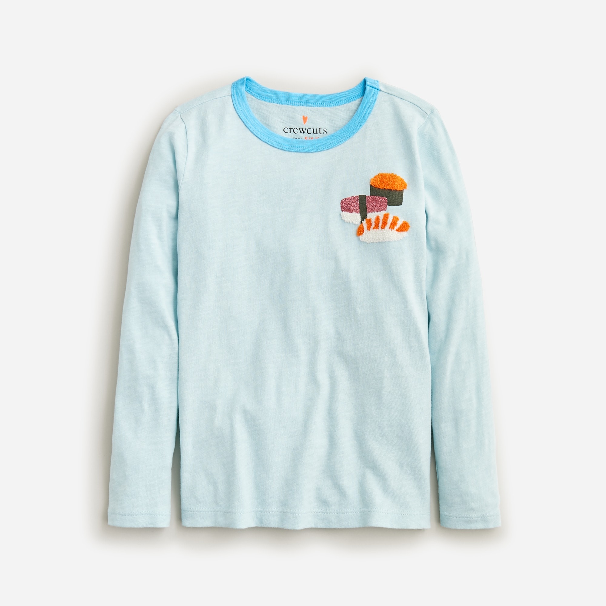  Girls' long-sleeve sushi critter T-shirt
