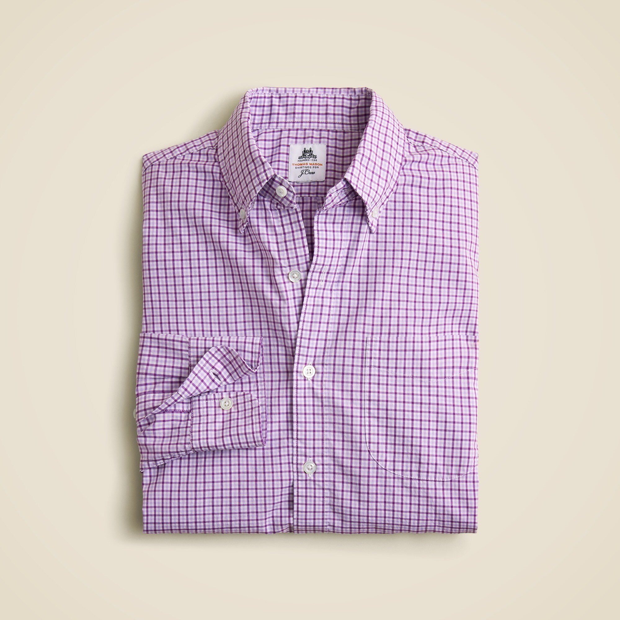 mens Thomas Mason&reg; for J.Crew washed poplin shirt