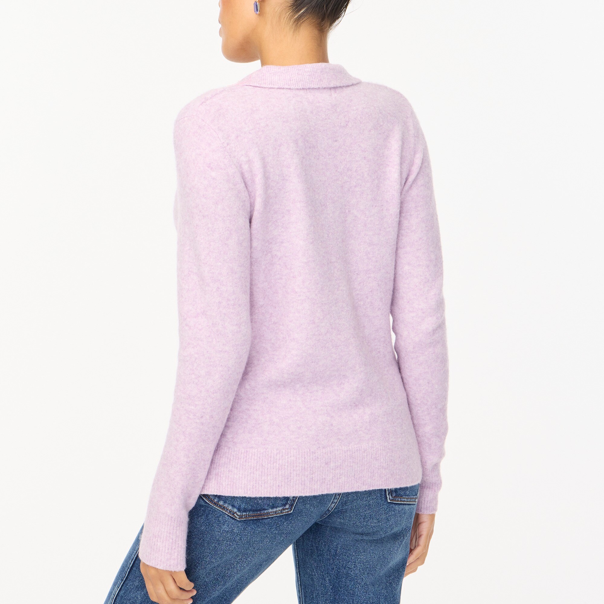 Factory: Sweater-polo In Extra-soft Yarn For Women