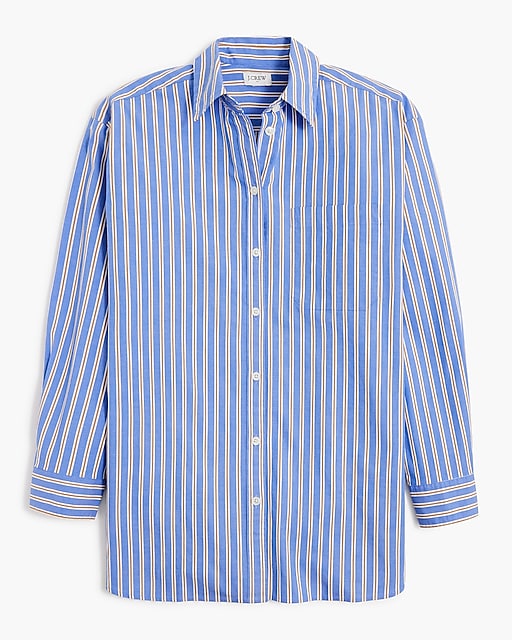  Petite relaxed button-up shirt