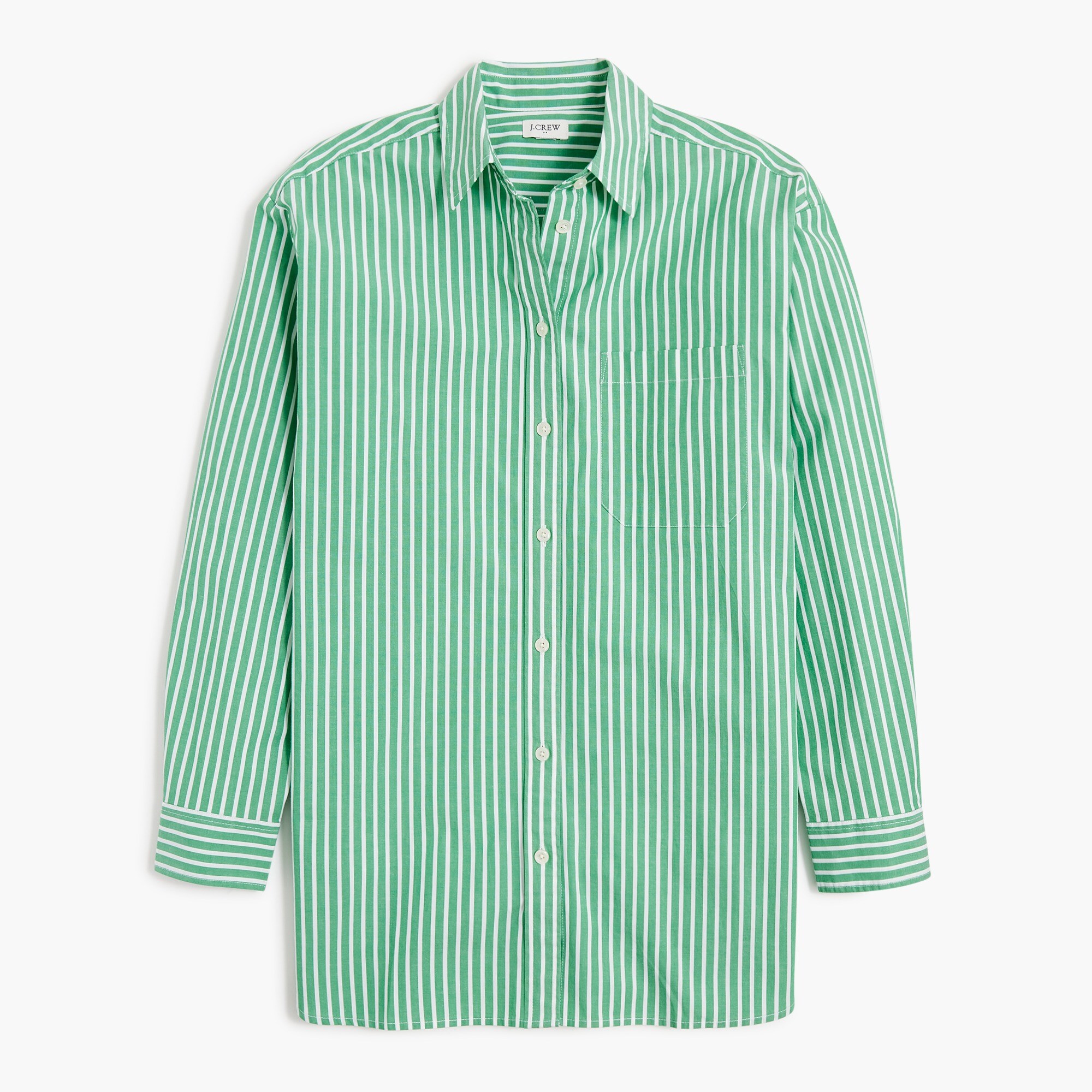  Petite relaxed button-up shirt