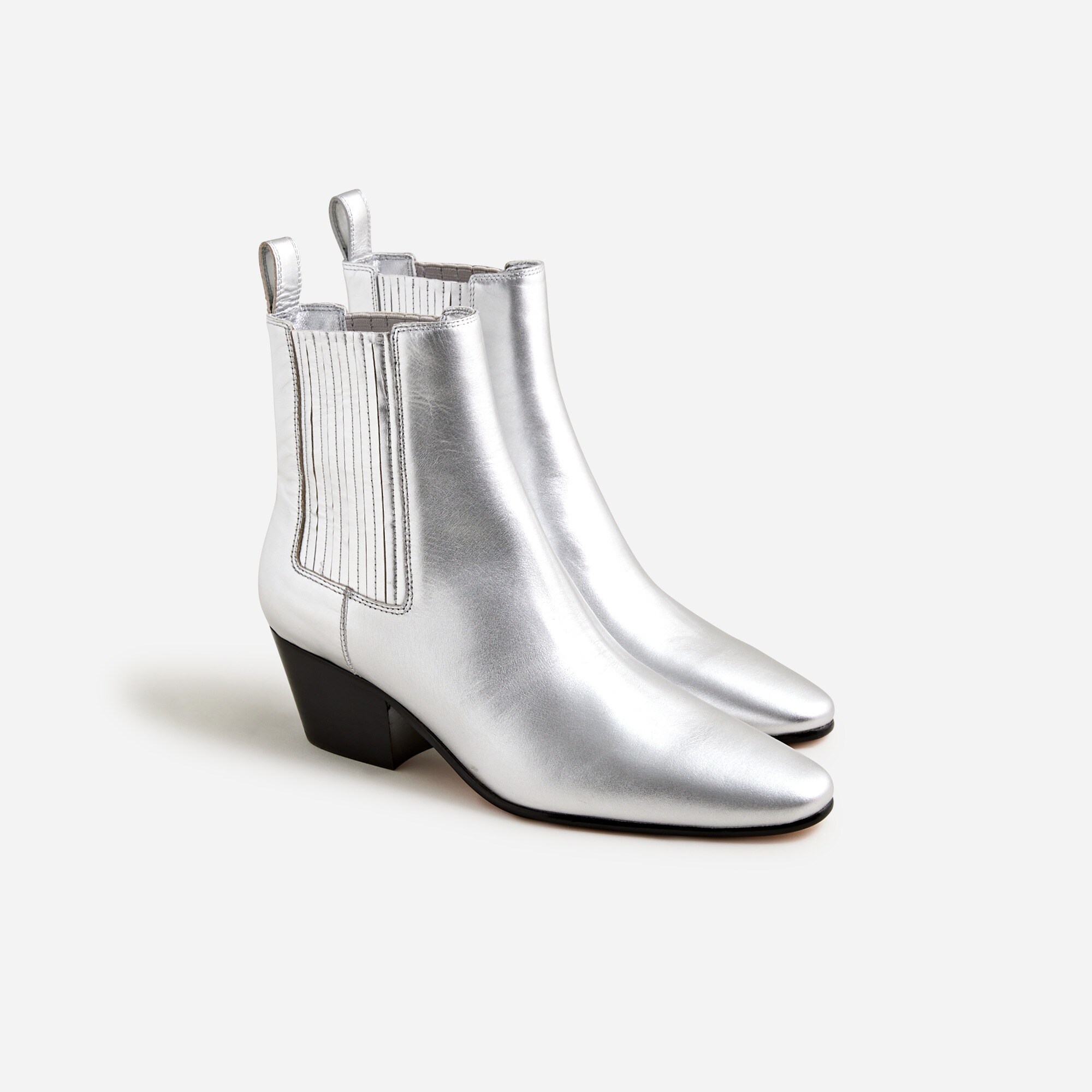  Piper ankle boots in metallic leather