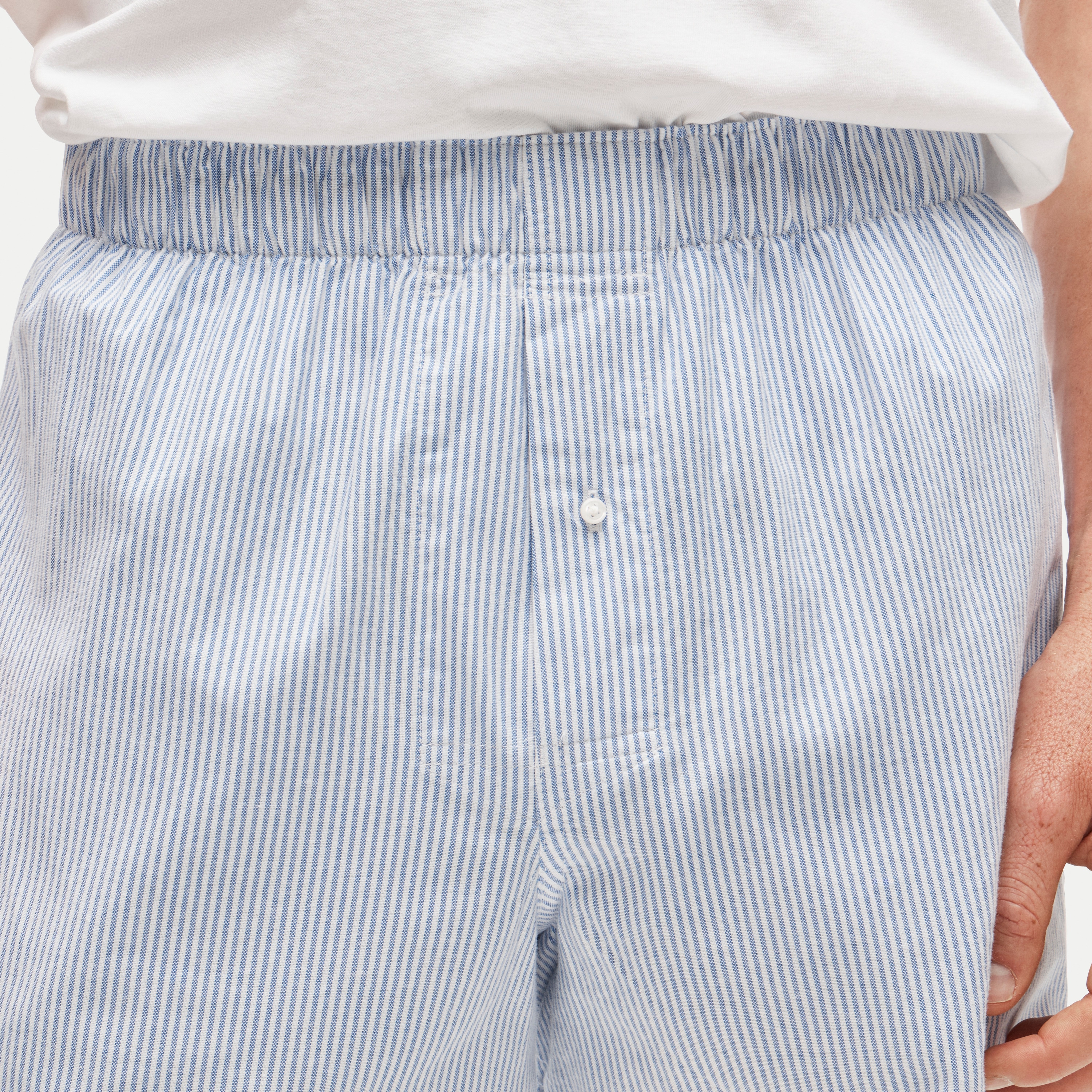 Boxer short in Broken-in organic cotton oxford