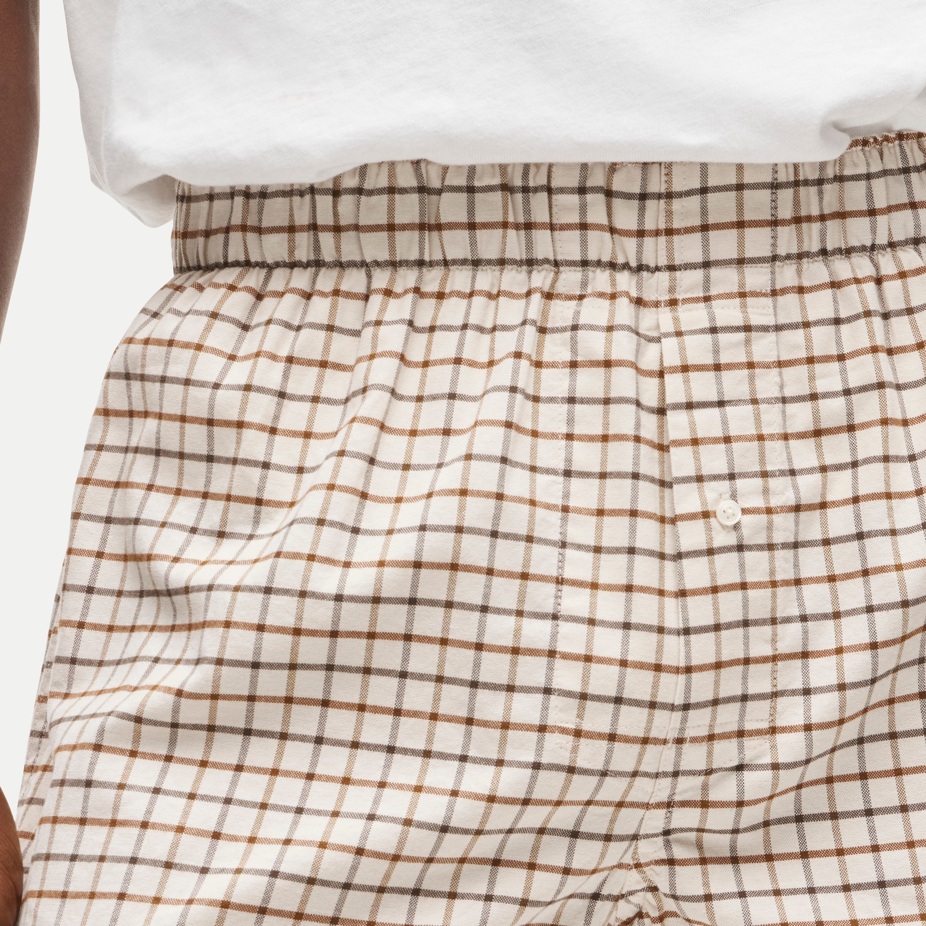 Boxer short in Broken-in organic cotton oxford - thumbnail 6