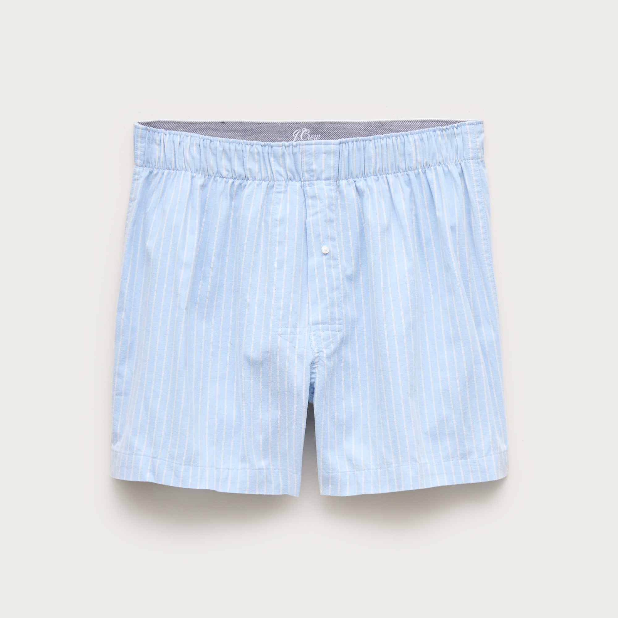 mens Boxer short in Broken-in organic cotton oxford