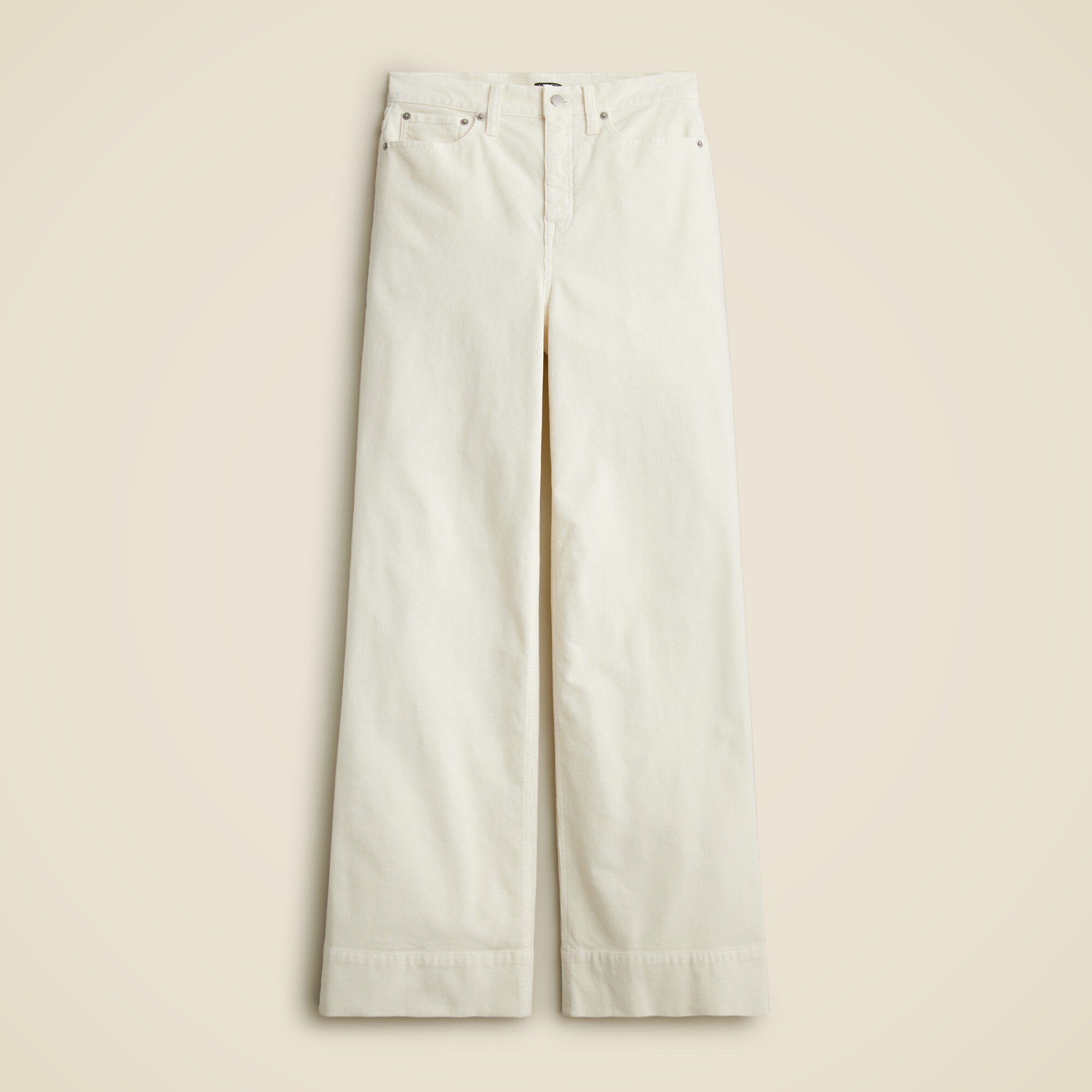 Wide-leg corduroy trouser