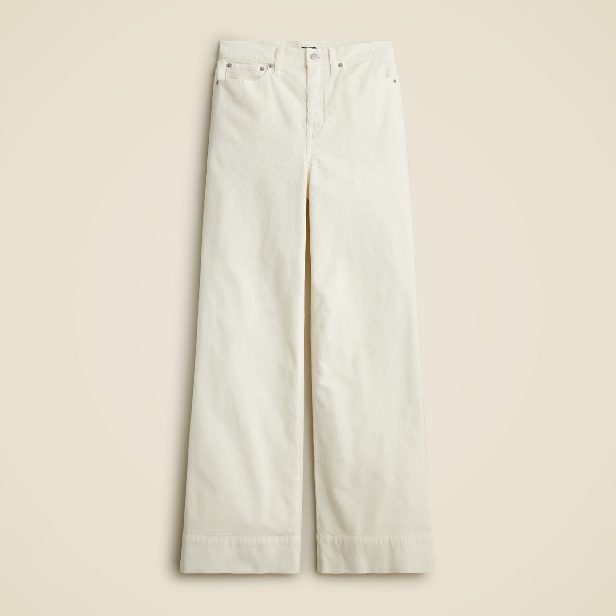 Wide-leg corduroy trouser