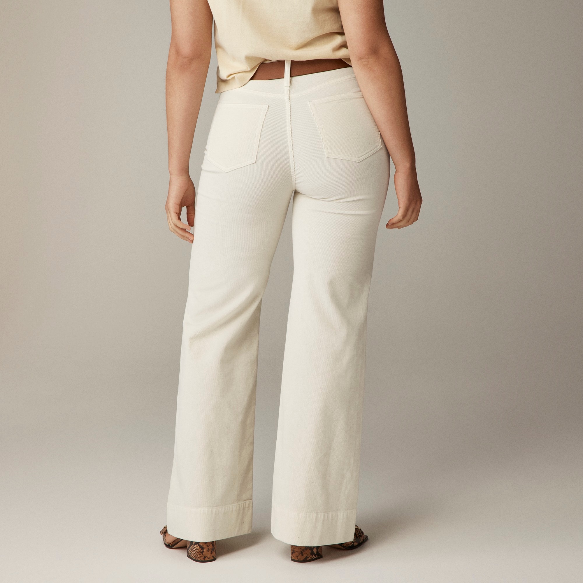 J.Crew: Wide-leg Corduroy Trouser For Women J.Crew: Wide-leg Corduroy Trouser For Women