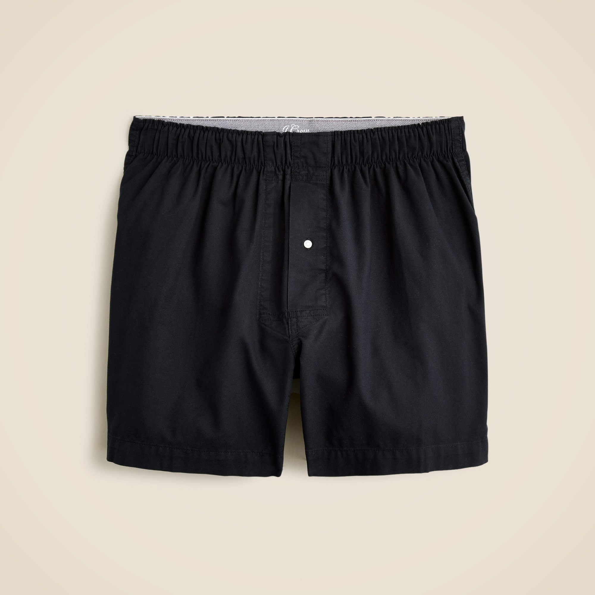 mens Boxer short in garment-dyed Broken-in organic cotton oxford