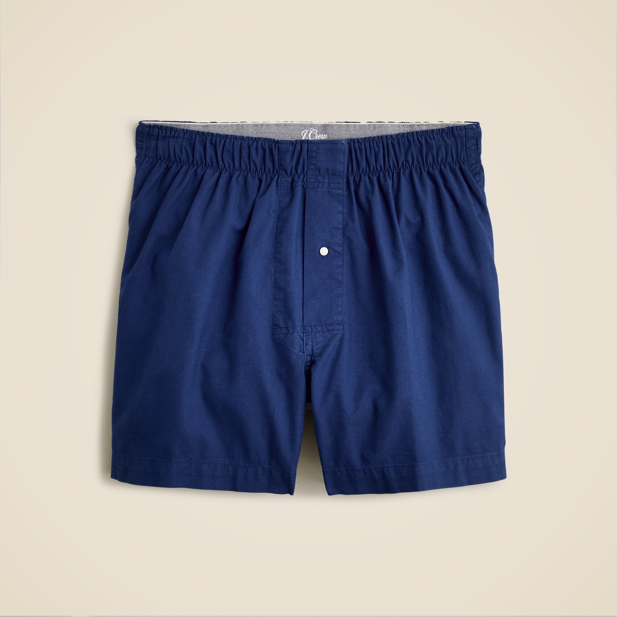 mens Boxer short in garment-dyed Broken-in organic cotton oxford