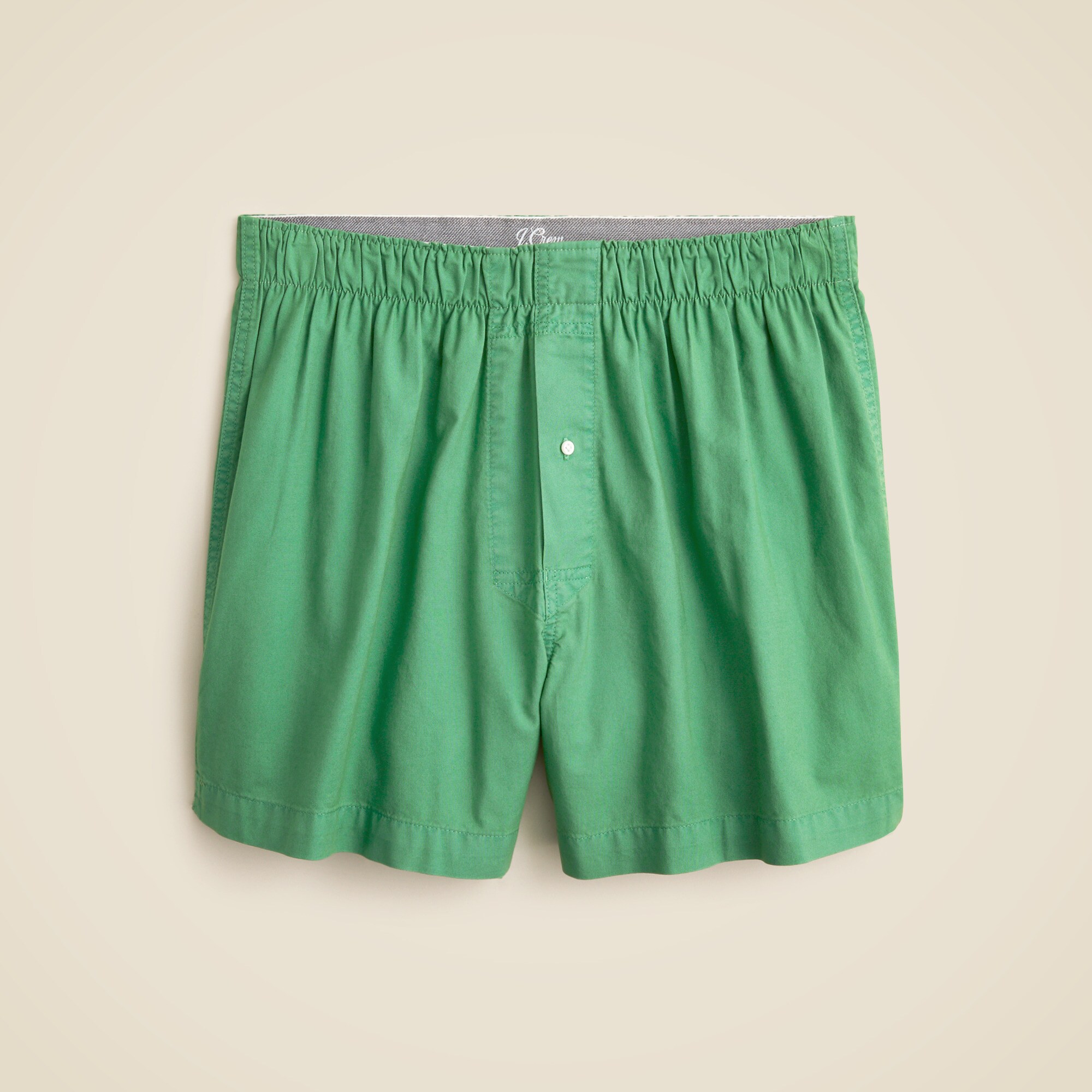  Boxer short in garment-dyed Broken-in organic cotton oxford