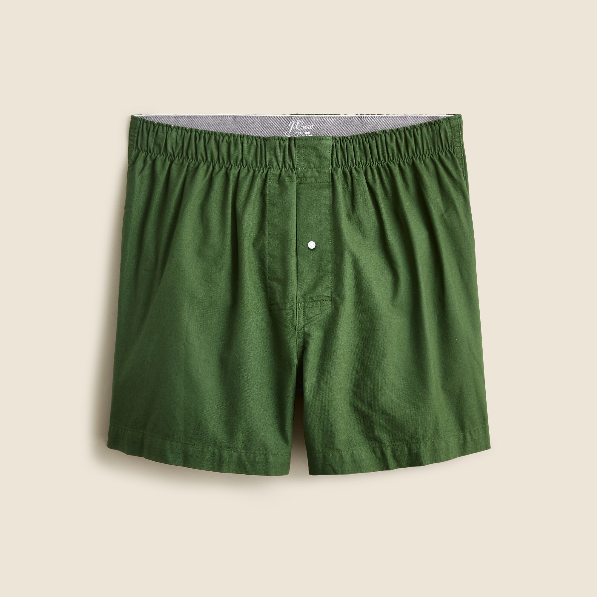 mens Boxer short in garment-dyed Broken-in organic cotton oxford
