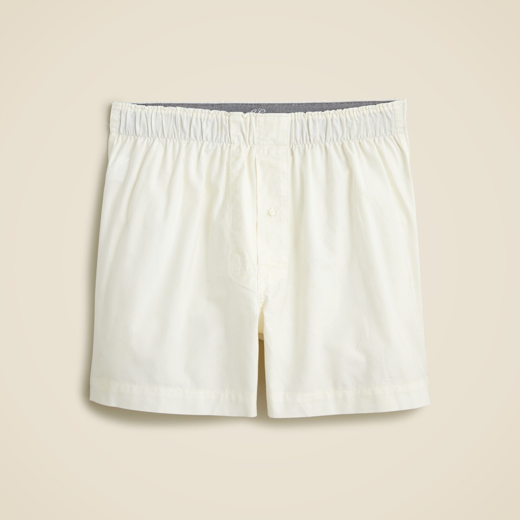 mens Boxer short in garment-dyed Broken-in organic cotton oxford