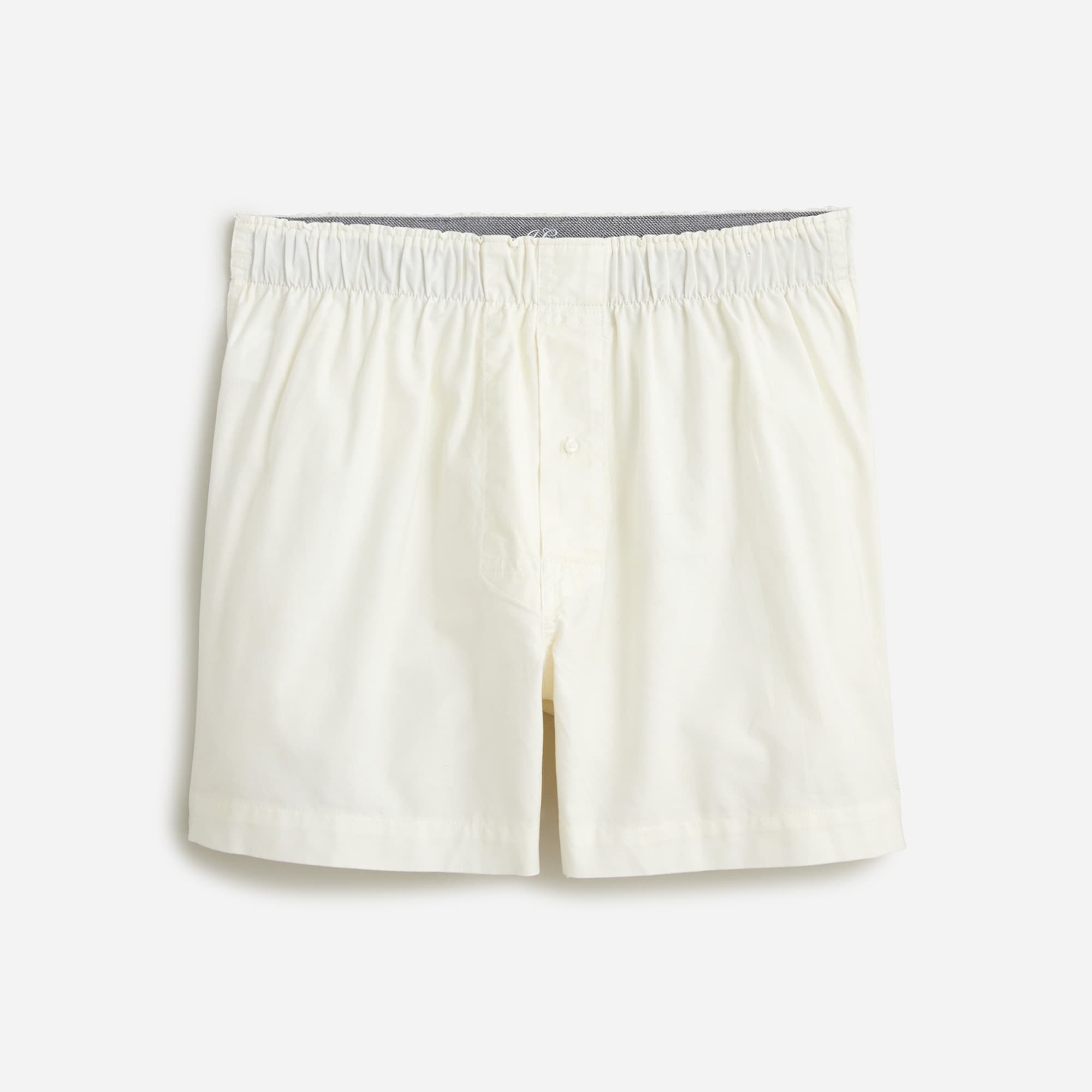 mens Boxer shorts in garment-dyed Broken-in organic cotton oxford