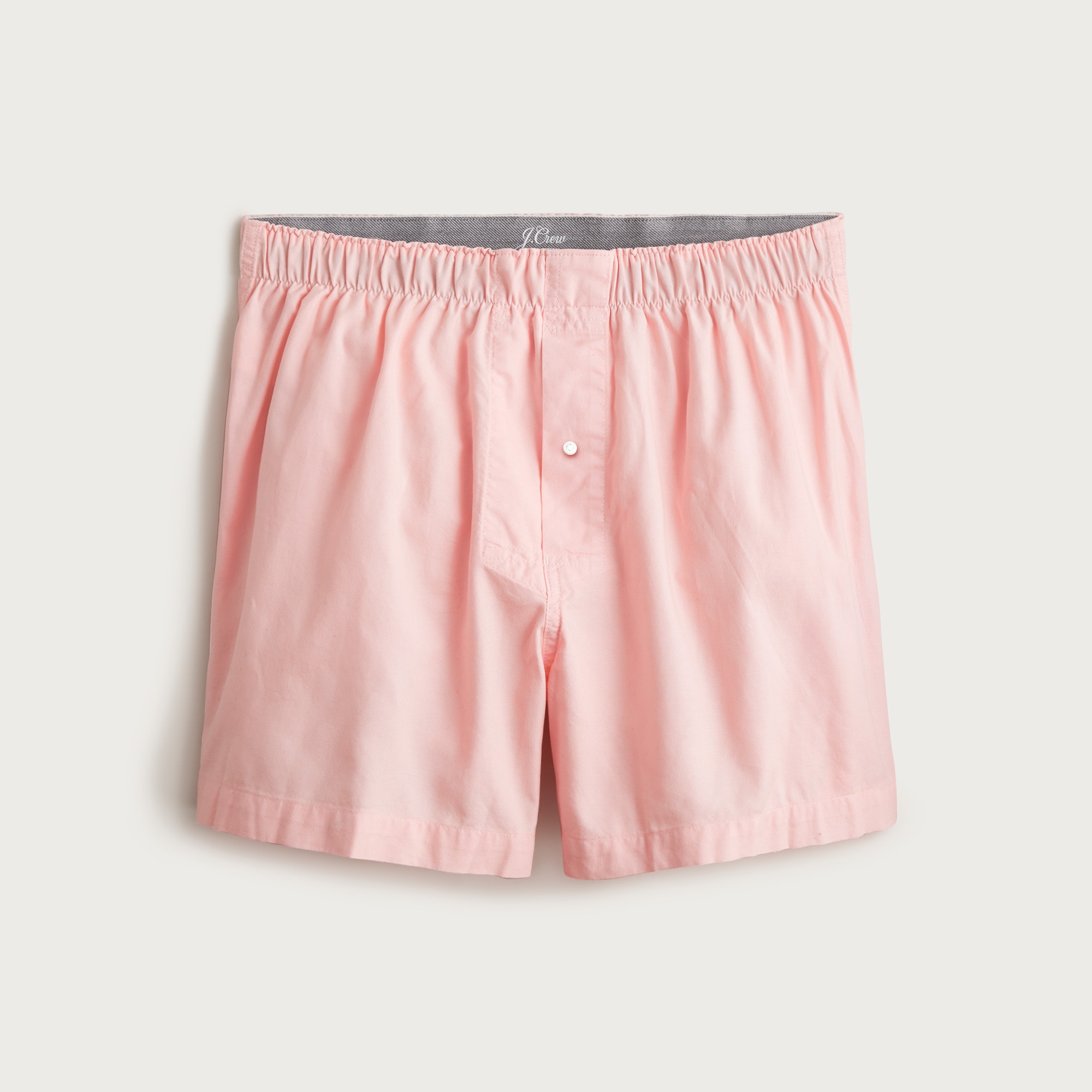  Boxer short in garment-dyed Broken-in organic cotton oxford