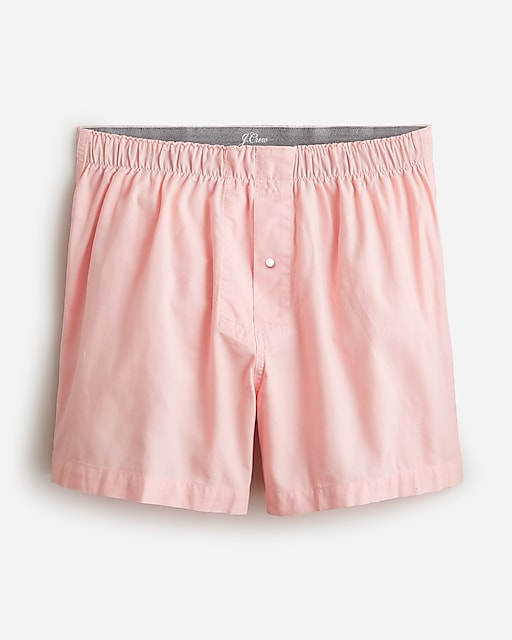 mens Boxer shorts in garment-dyed Broken-in organic cotton oxford
