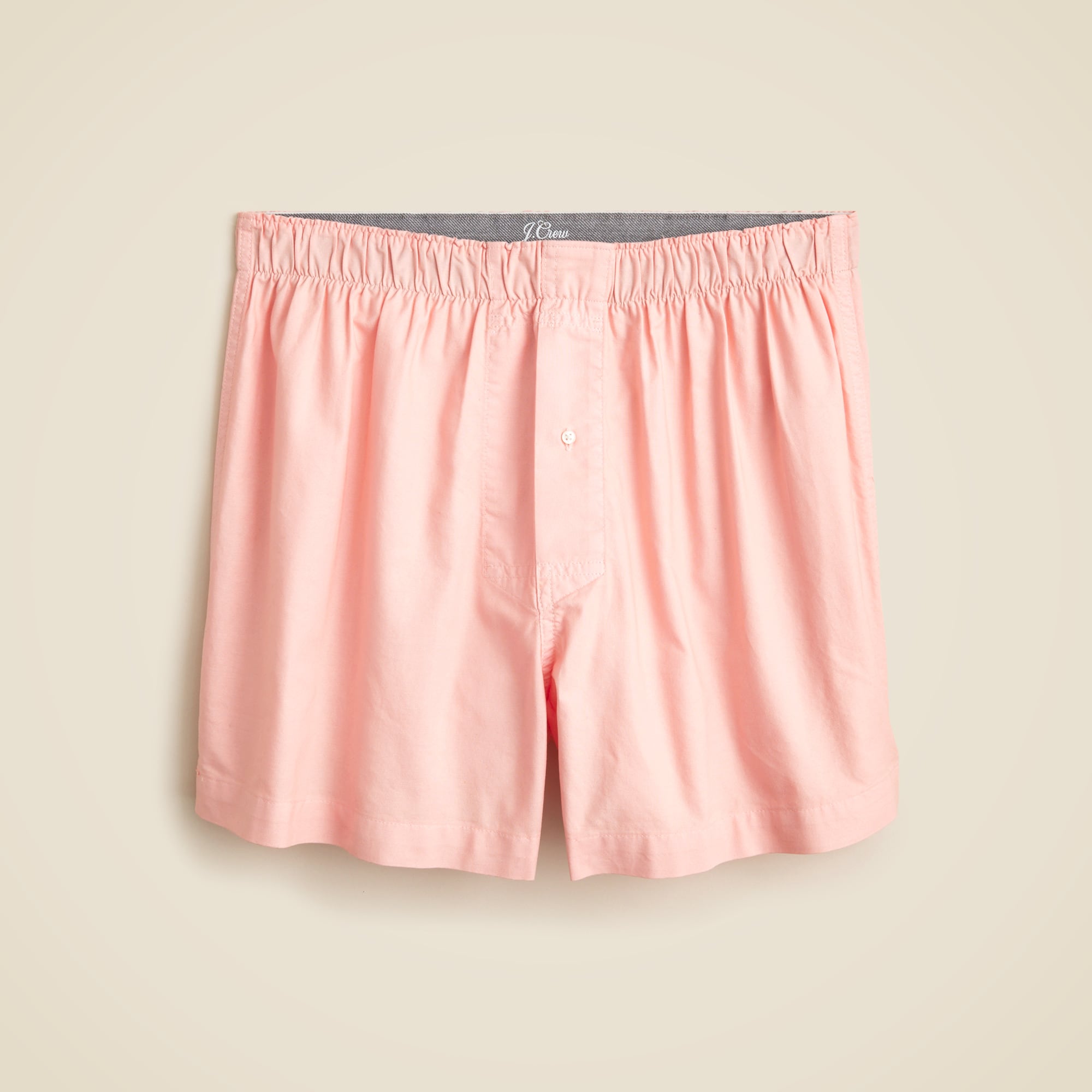 mens Boxer short in garment-dyed Broken-in organic cotton oxford