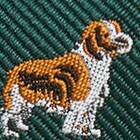 Boys' critter tie GREEN SPANIEL DOG factory: boys' critter tie for boys