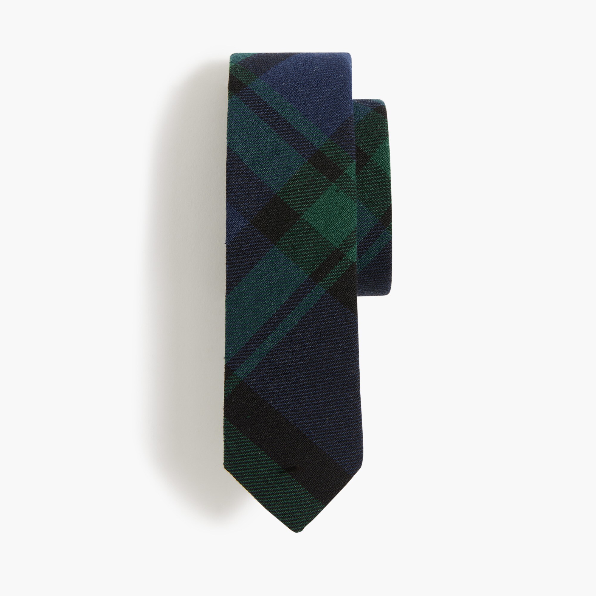 Boys' Black Watch plaid tie