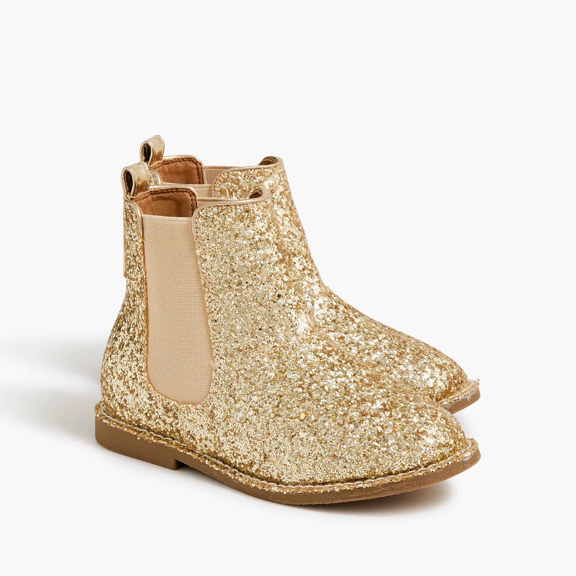 Girls' glitter boots