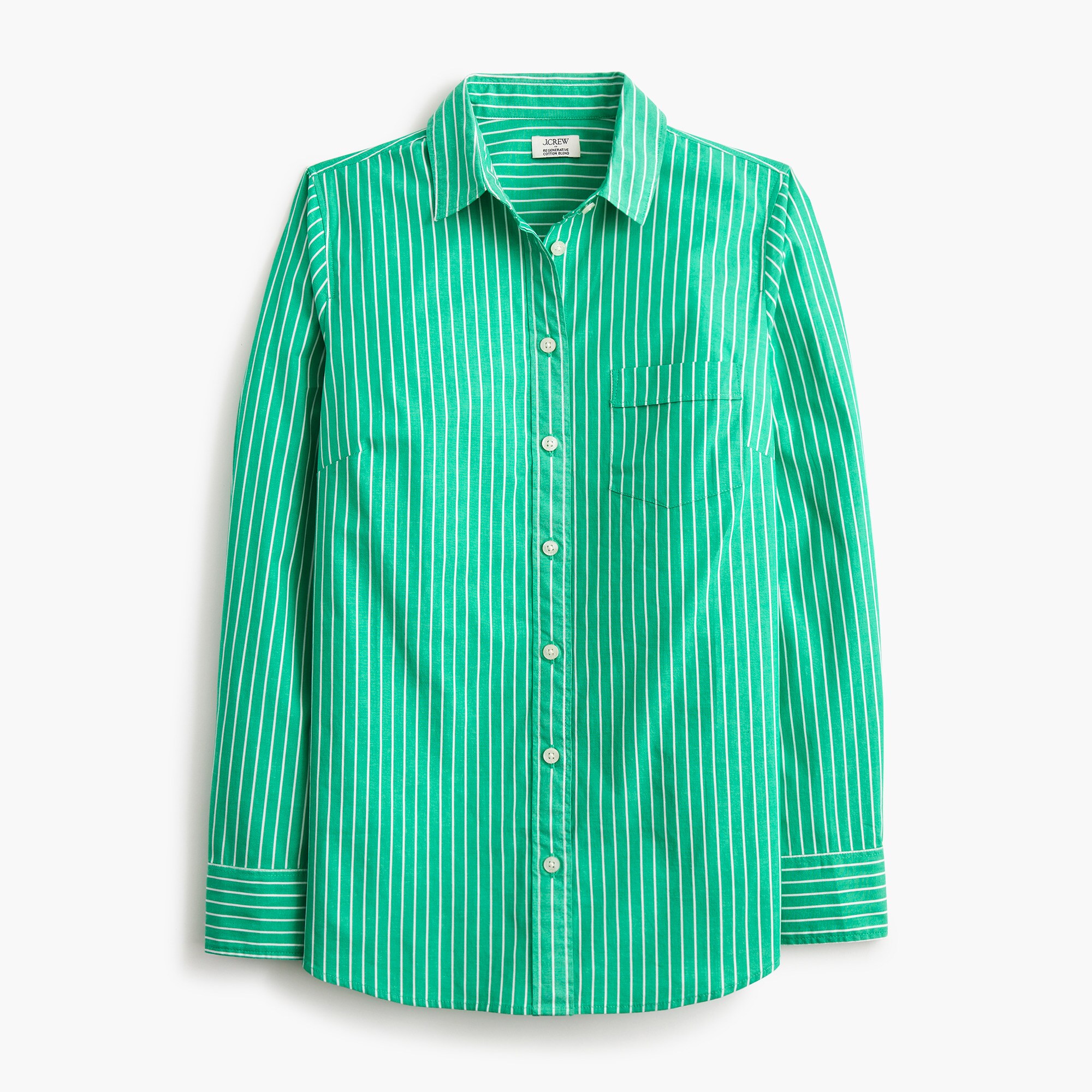 Lightweight cotton-blend shirt in signature fit