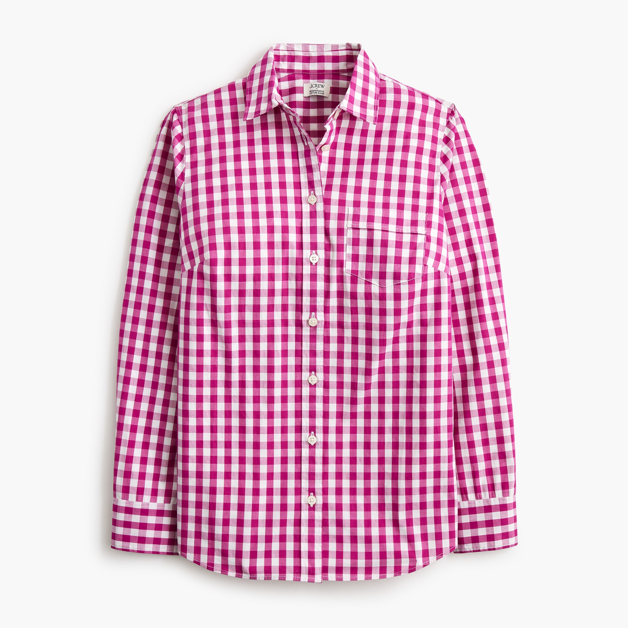 Lightweight cotton-blend shirt in signature fit