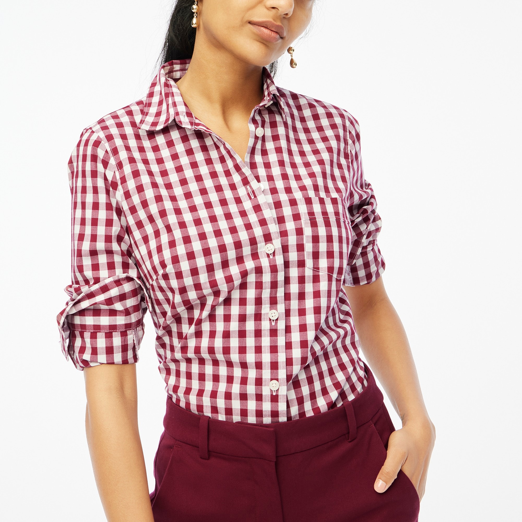  Lightweight cotton-blend shirt in signature fit