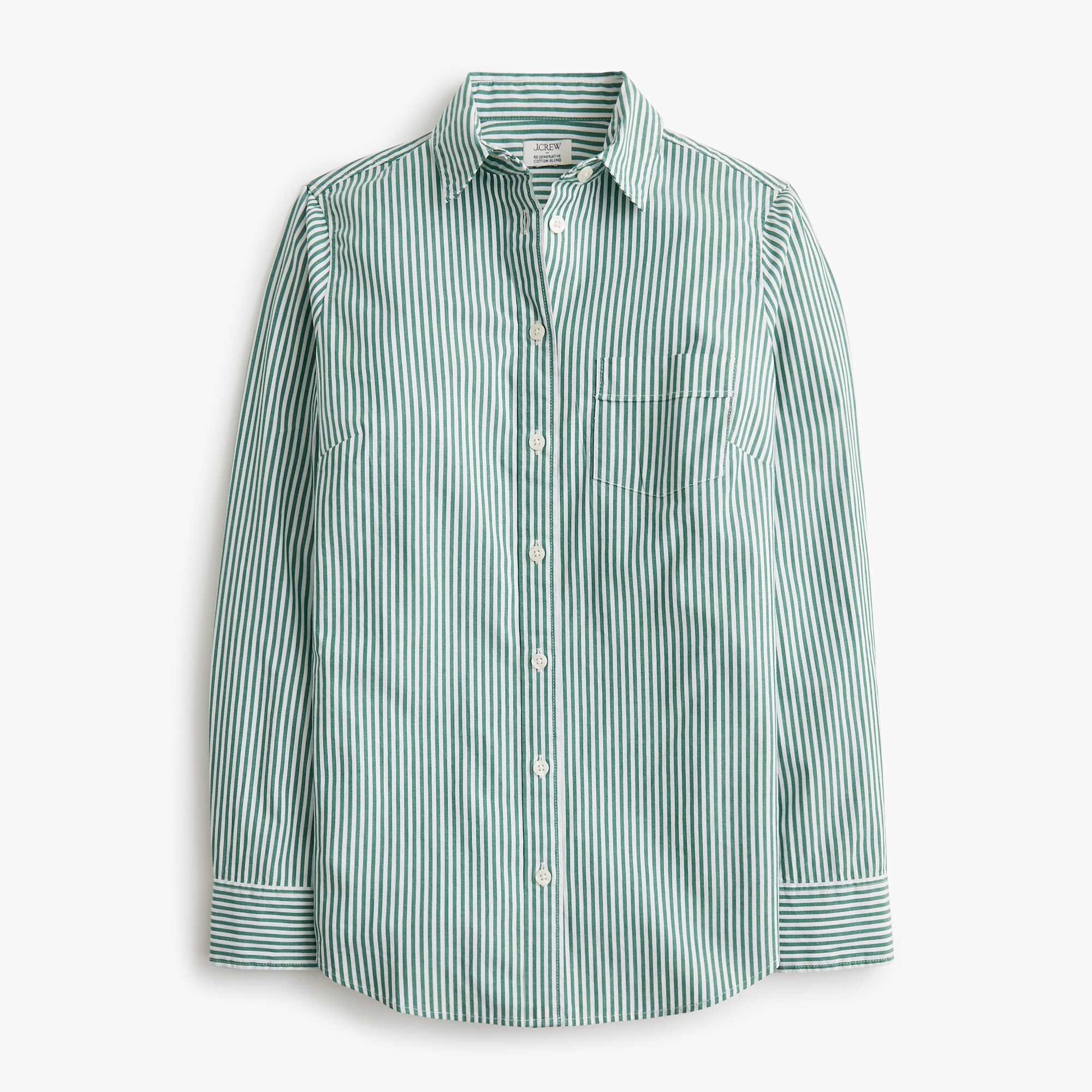 Lightweight cotton-blend shirt in signature fit