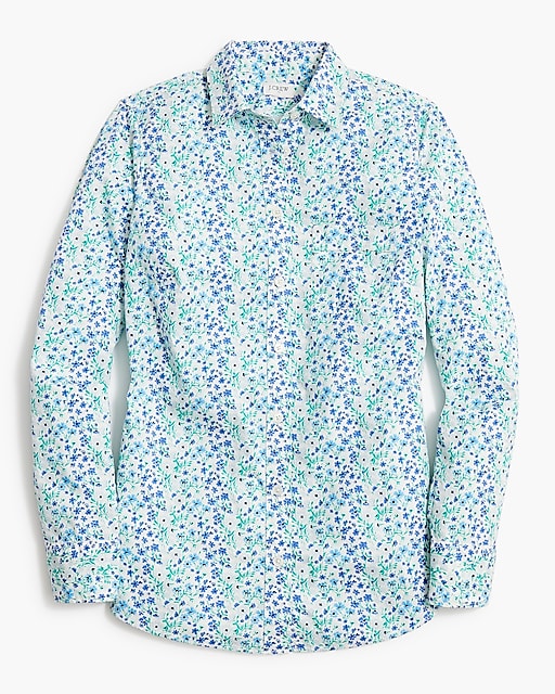  Button-up cotton poplin shirt in signature fit