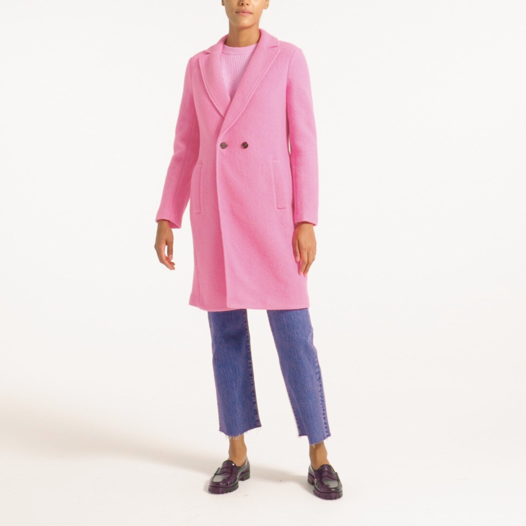 New Daphne topcoat in Italian boiled wool