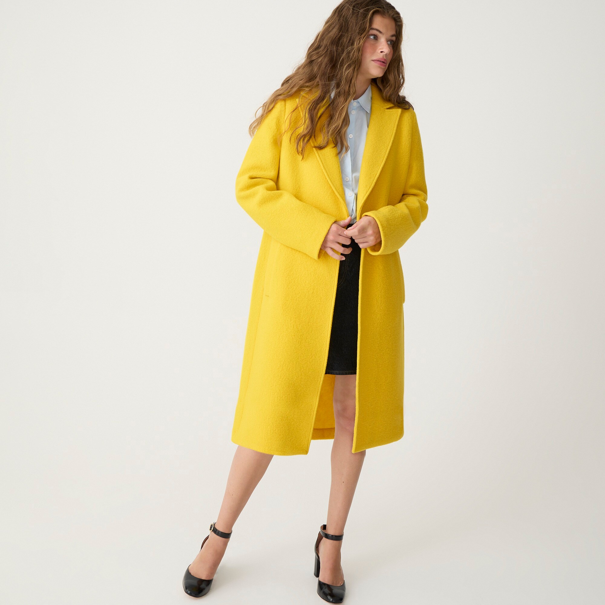 New Daphne topcoat in Italian boiled wool