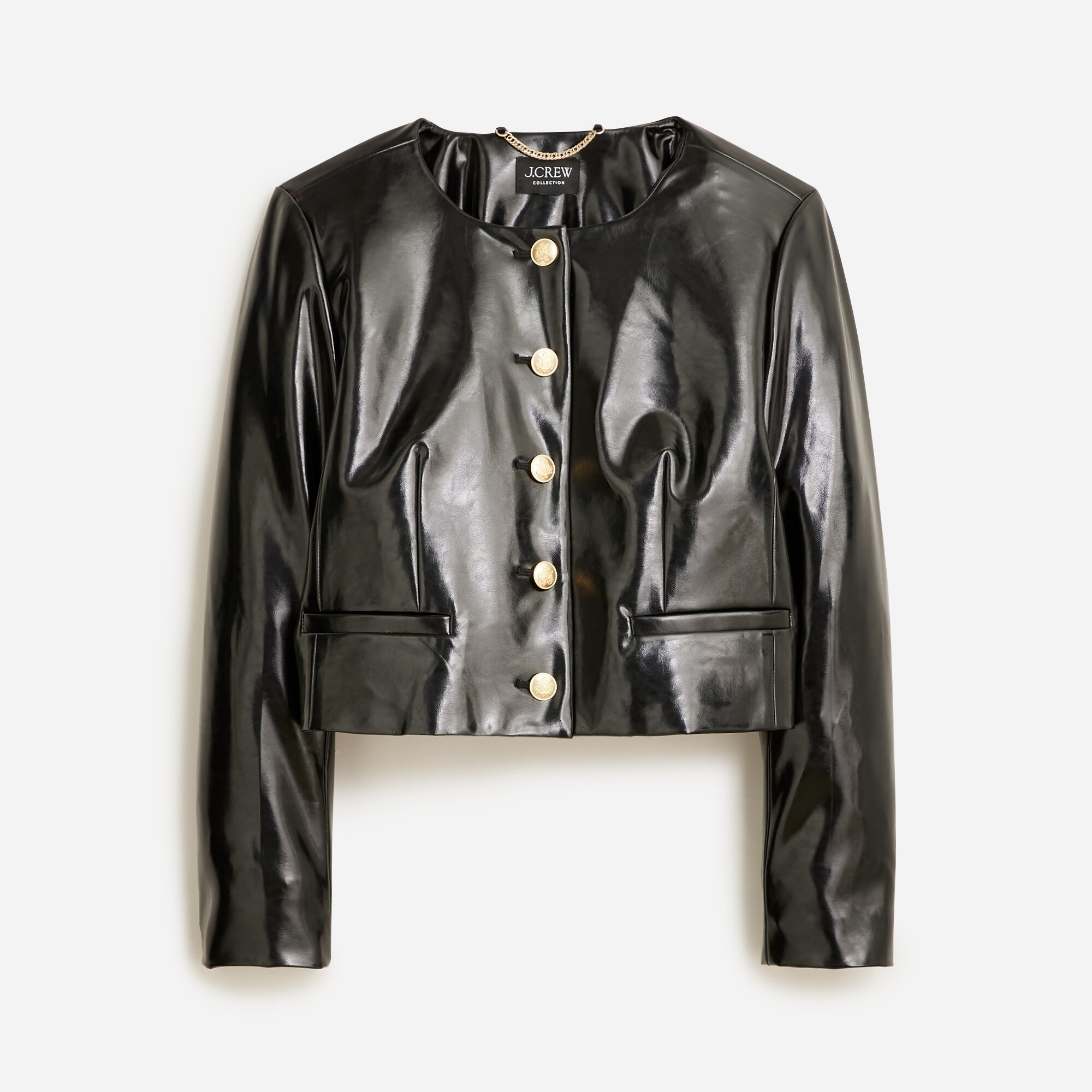 womens Collection Louisa lady jacket in faux patent leather