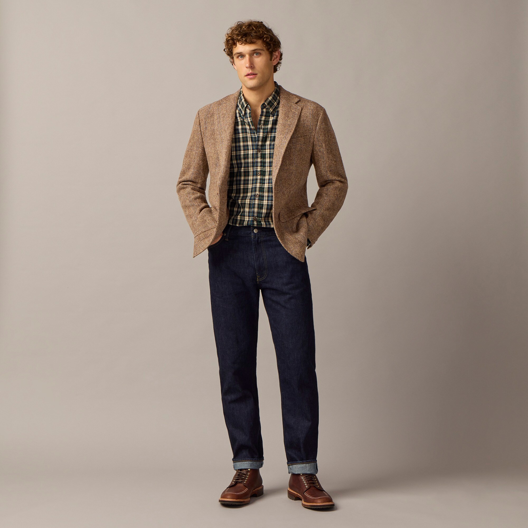mens Limited-edition Crosby Classic-fit blazer in Scottish wool