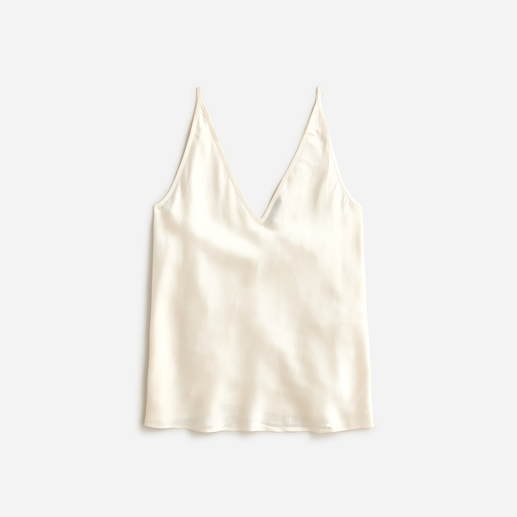 J.Crew: Carrie V-neck Camisole In Silk For Women