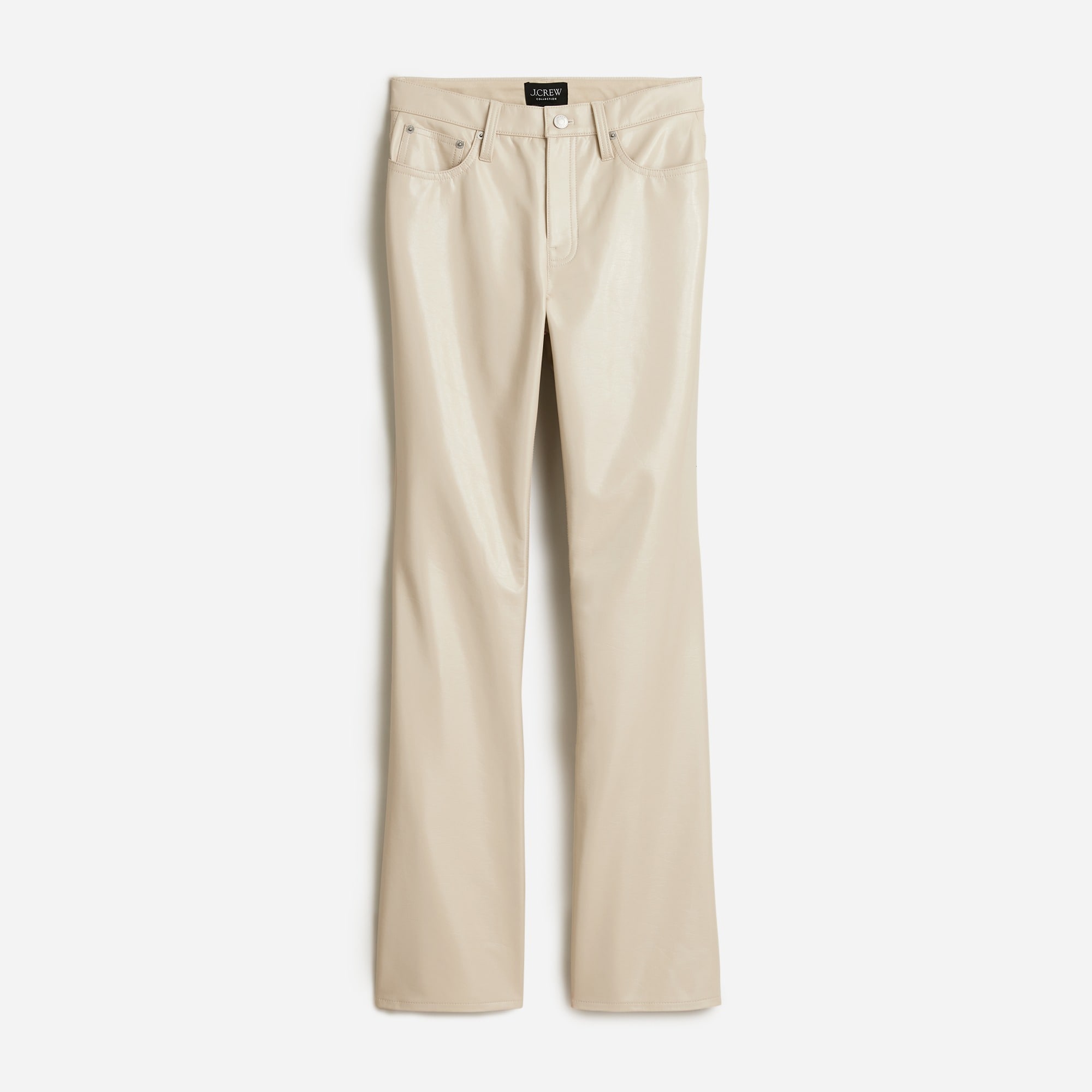  Collection demi-boot pant in faux patent leather