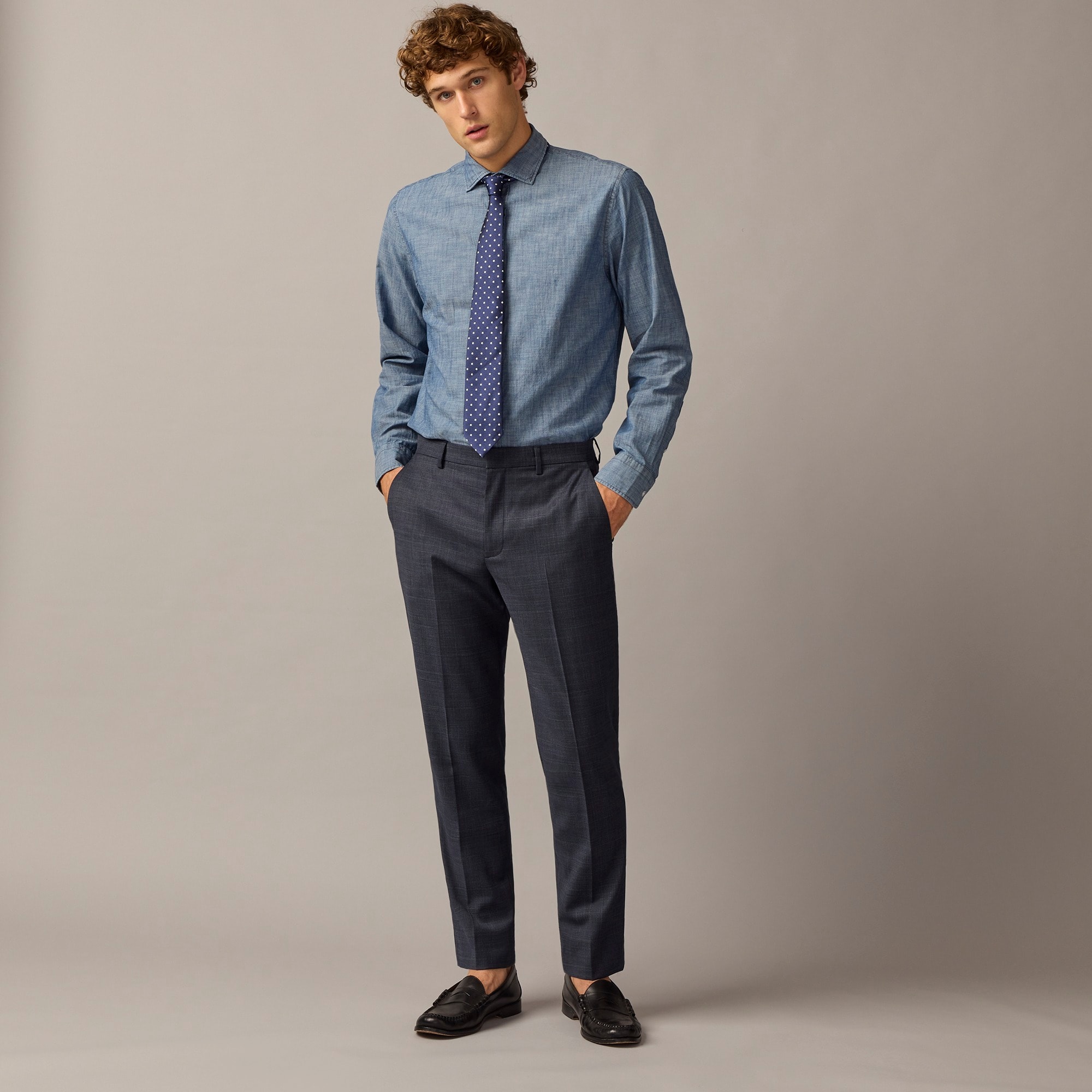 Bowery dress pant in stretch wool blend
