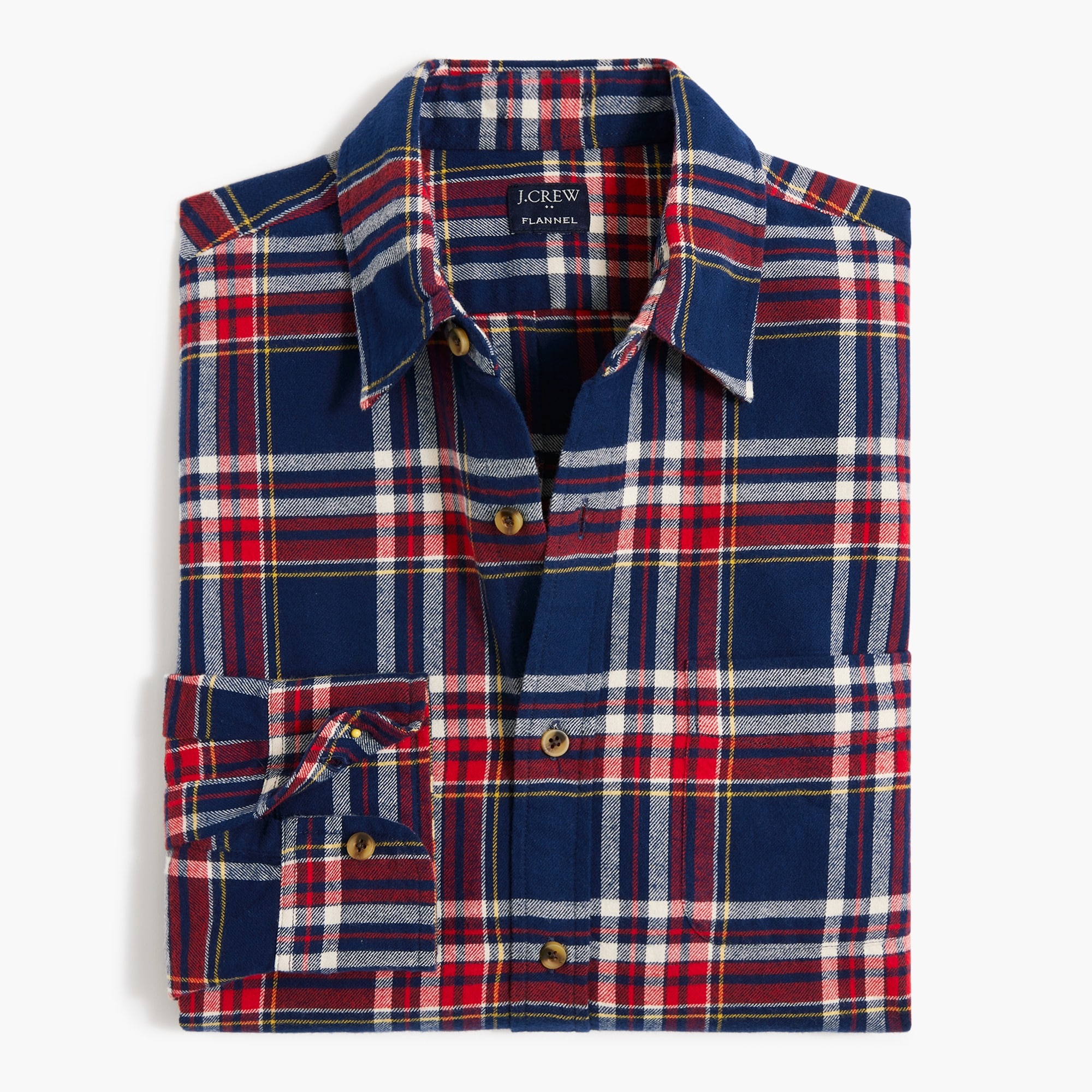 Classic plaid flannel shirt