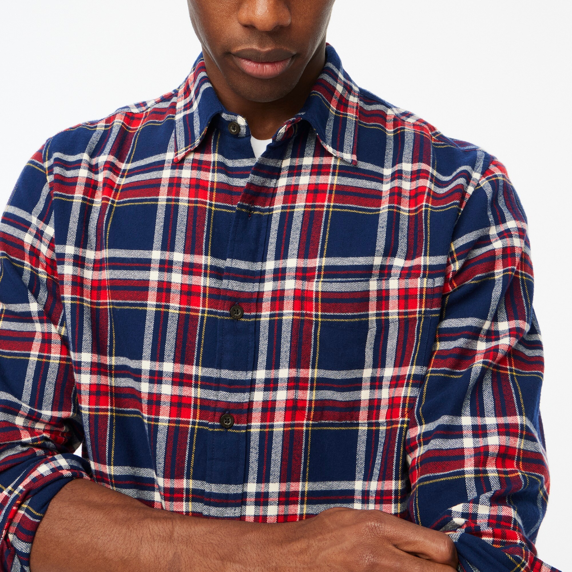 Classic plaid flannel shirt