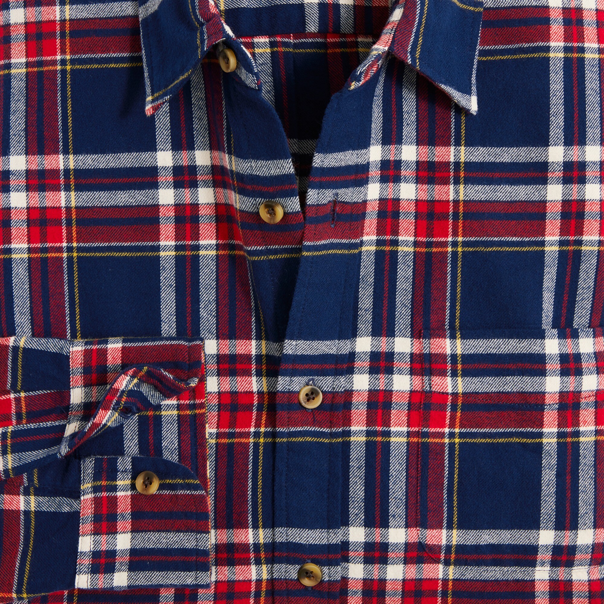 Classic plaid flannel shirt