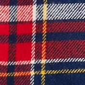 Classic plaid flannel shirt DUSTY BLUE WHITE 