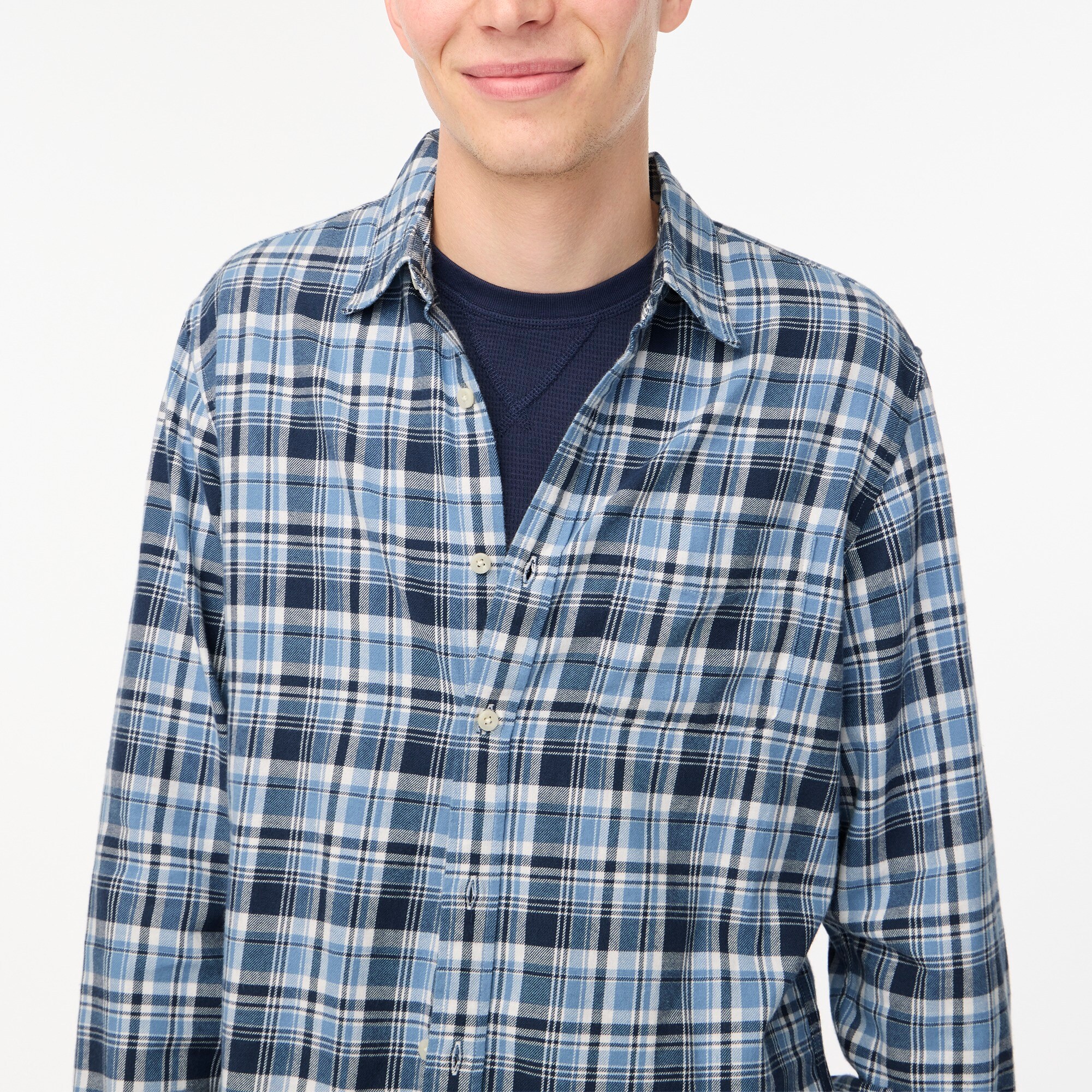 Classic plaid flannel shirt