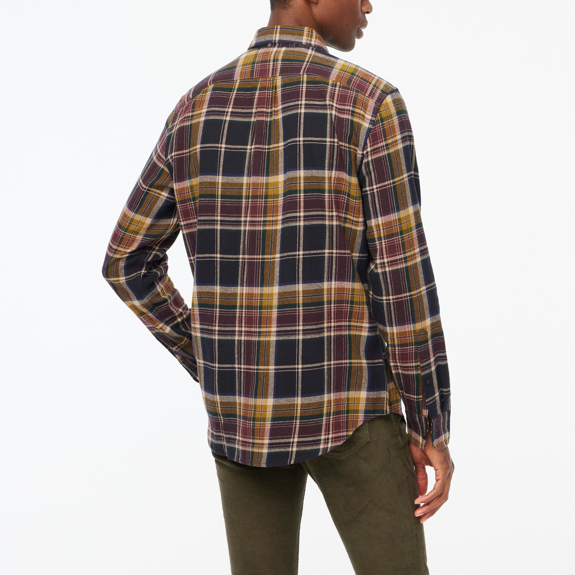 Classic plaid flannel shirt