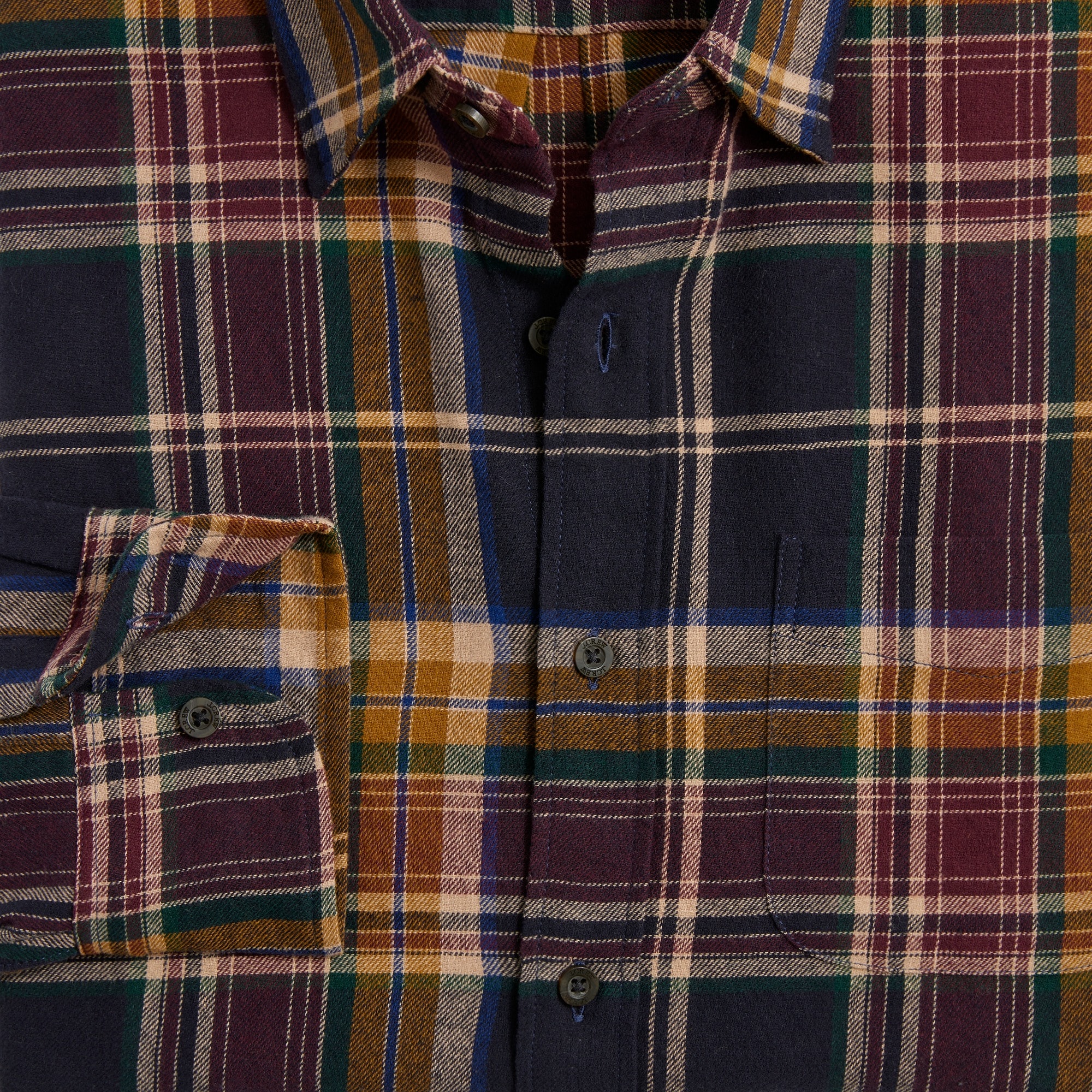Classic plaid flannel shirt