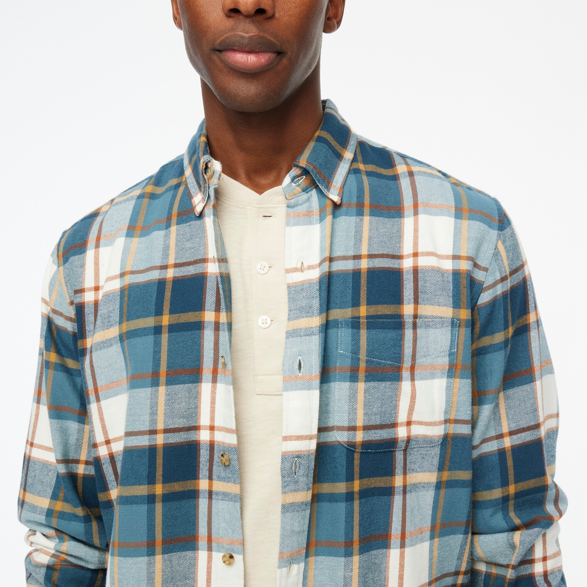 Classic plaid flannel shirt