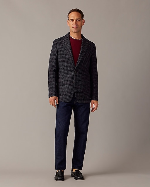 mens Crosby Classic-fit blazer in English wool tweed