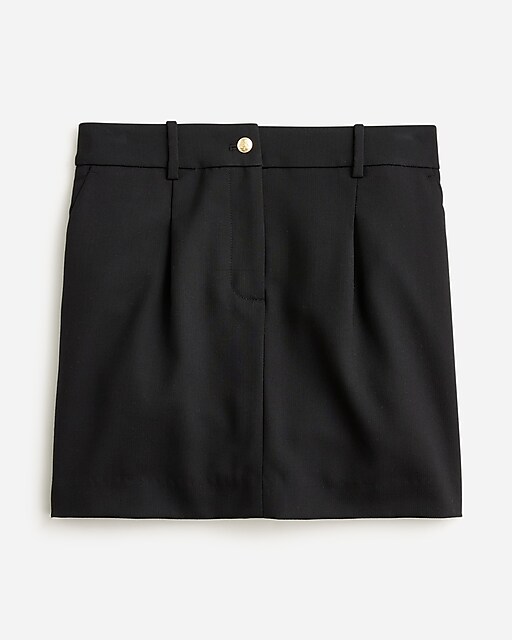 black mini skirt to wear with black turtleneck 