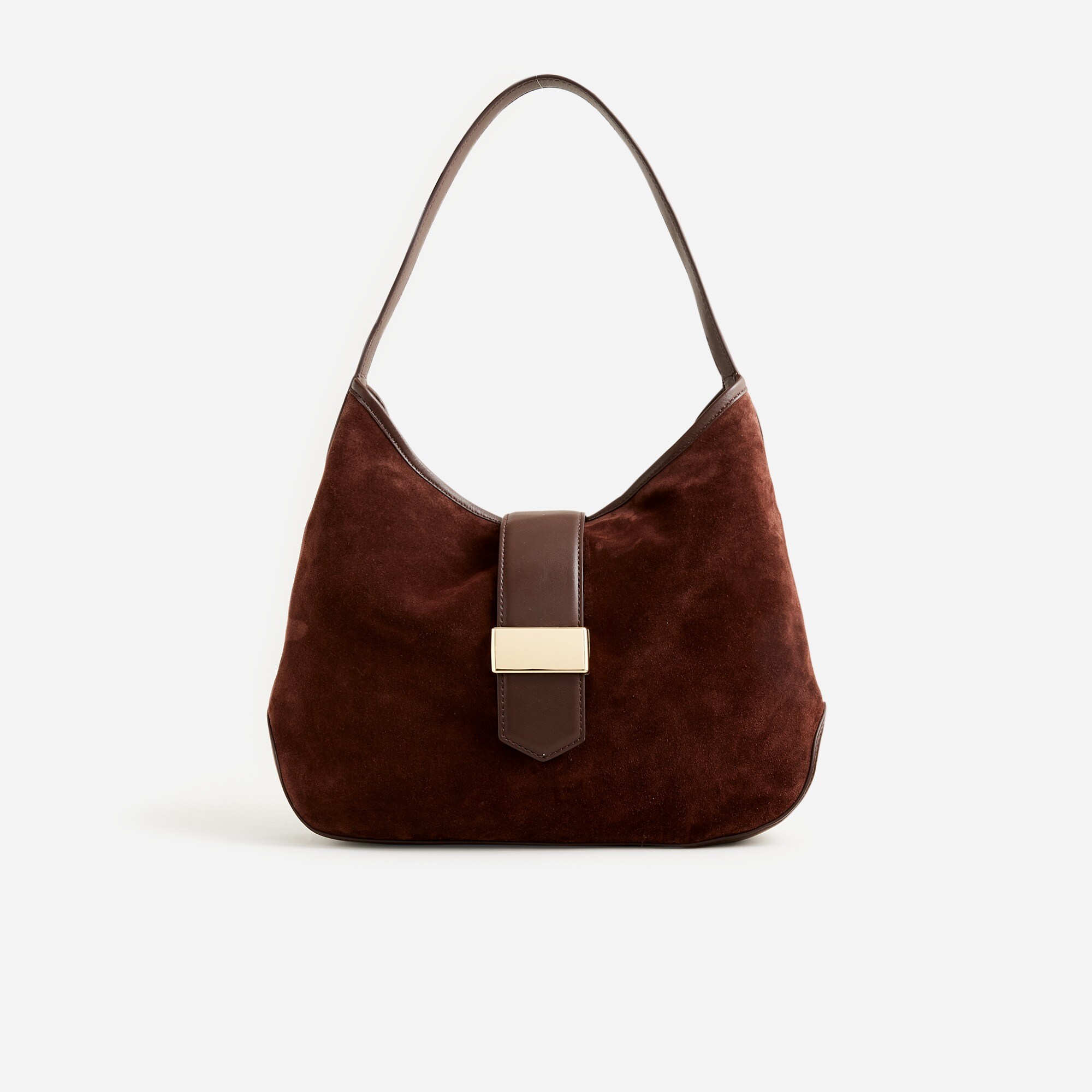 Berkeley suede and leather shoulder bag